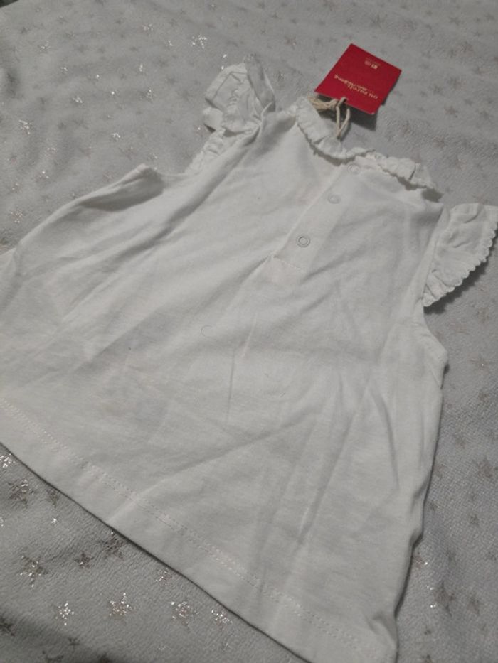 T-shirt bébé fille - DPAM - 6M - photo numéro 5