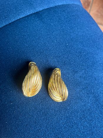 boucle d’oreille dorée