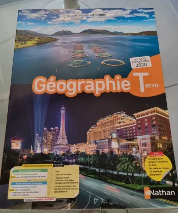 Géographie terminale nathan