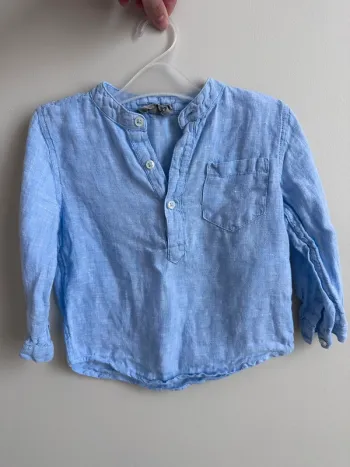 Chemise lin col Mao Bout’chou