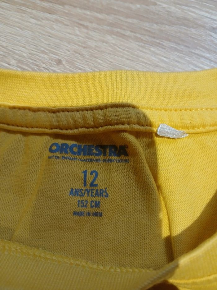 Tee shirt jaune 12 ans - photo numéro 2