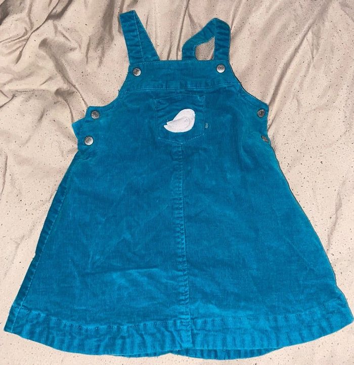 Robe cotele bleu 18 mois obaibi