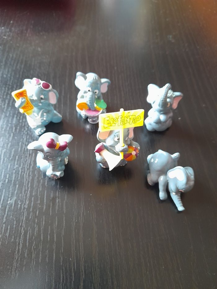 Kinder surprise figurine éléphant  x6