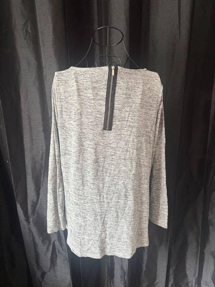 T-shirt Camaïeu - Taille XL - Gris - Bon état - photo numéro 3