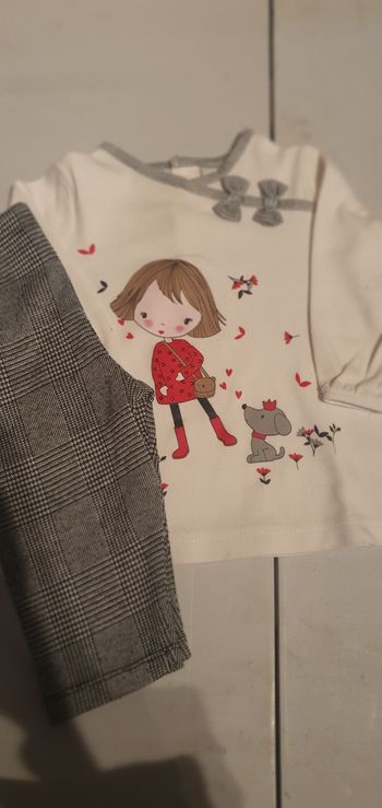 Ensemble fille 6 mois