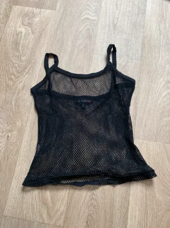 Débardeur à maille noir