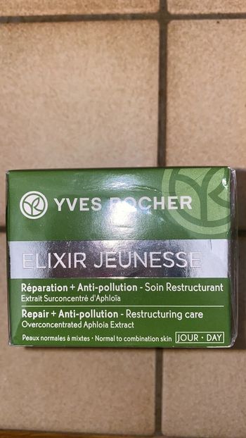 Crème Yves Rocher élixir jeunesse