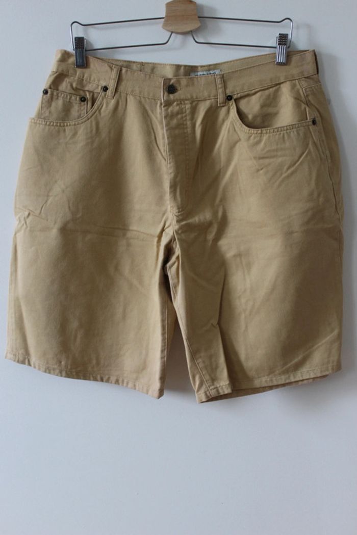 Bermuda beige/ moutarde