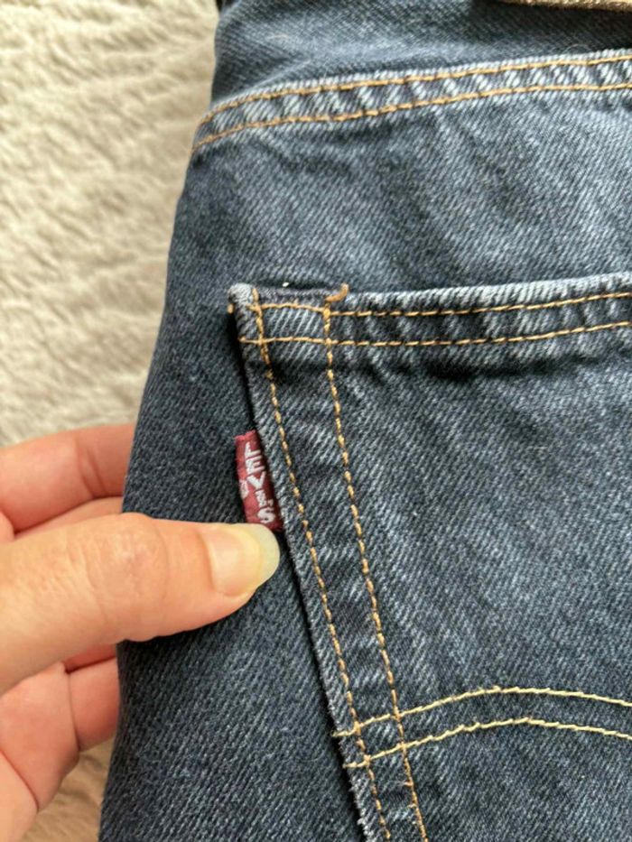 Jean levi’s lot 501 S bleu foncé homme coupe slim taille W28 38 M L32 - photo numéro 3