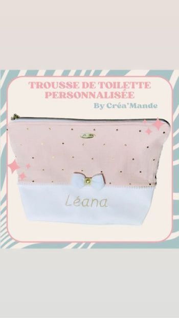 Trousse de toilette personnalisée