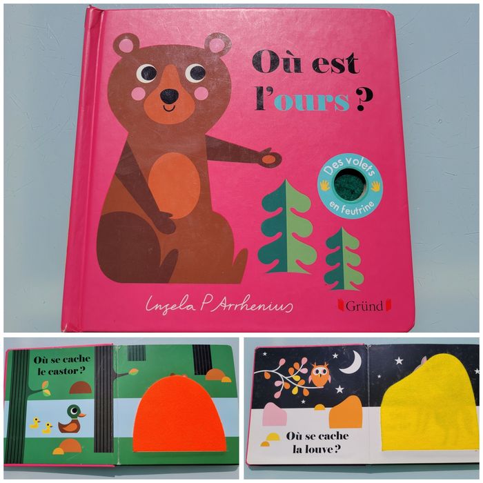 5 livres caches feutrine éditions Gründ - photo numéro 2