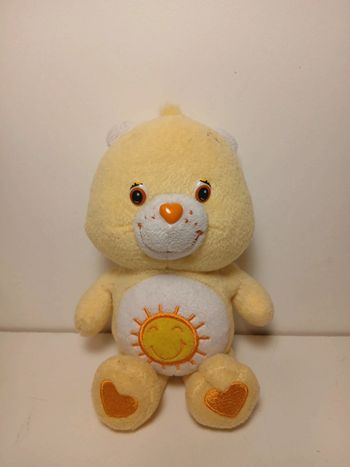 Peluche bisounours jaune Funshine