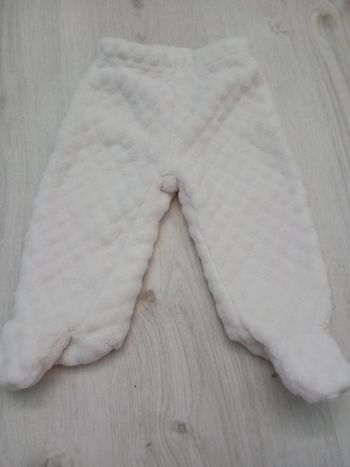 Pantalon laine blanc 3 mois