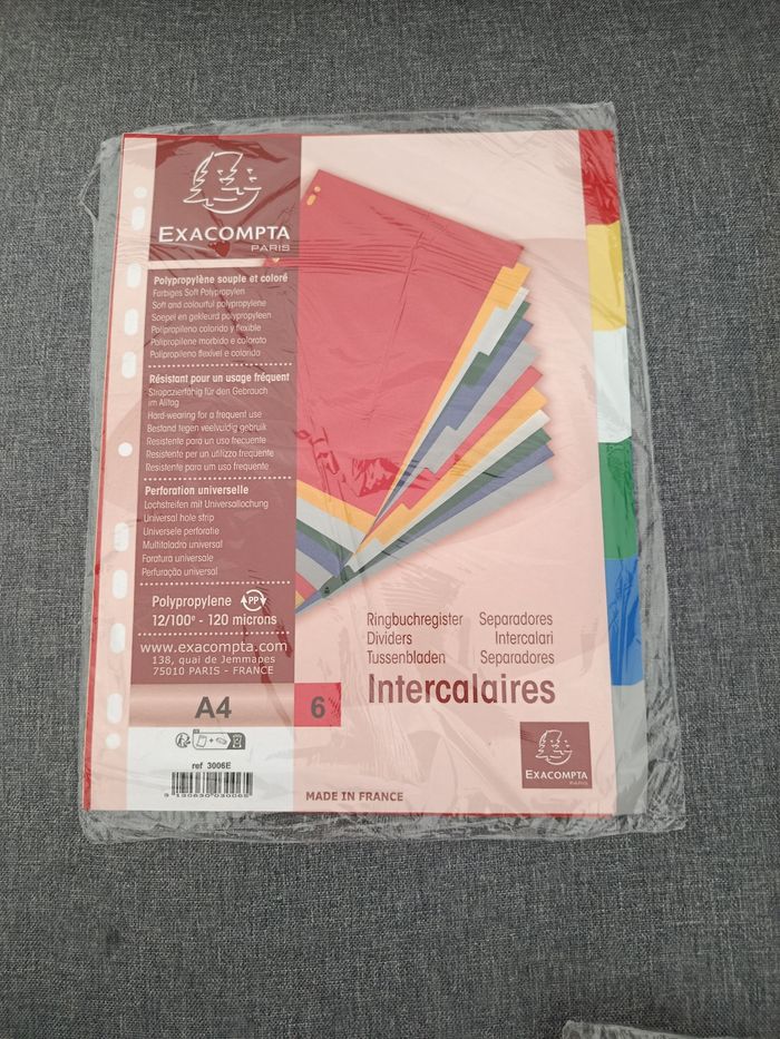 Lot de 2x6 intercalaires neuf - photo numéro 2