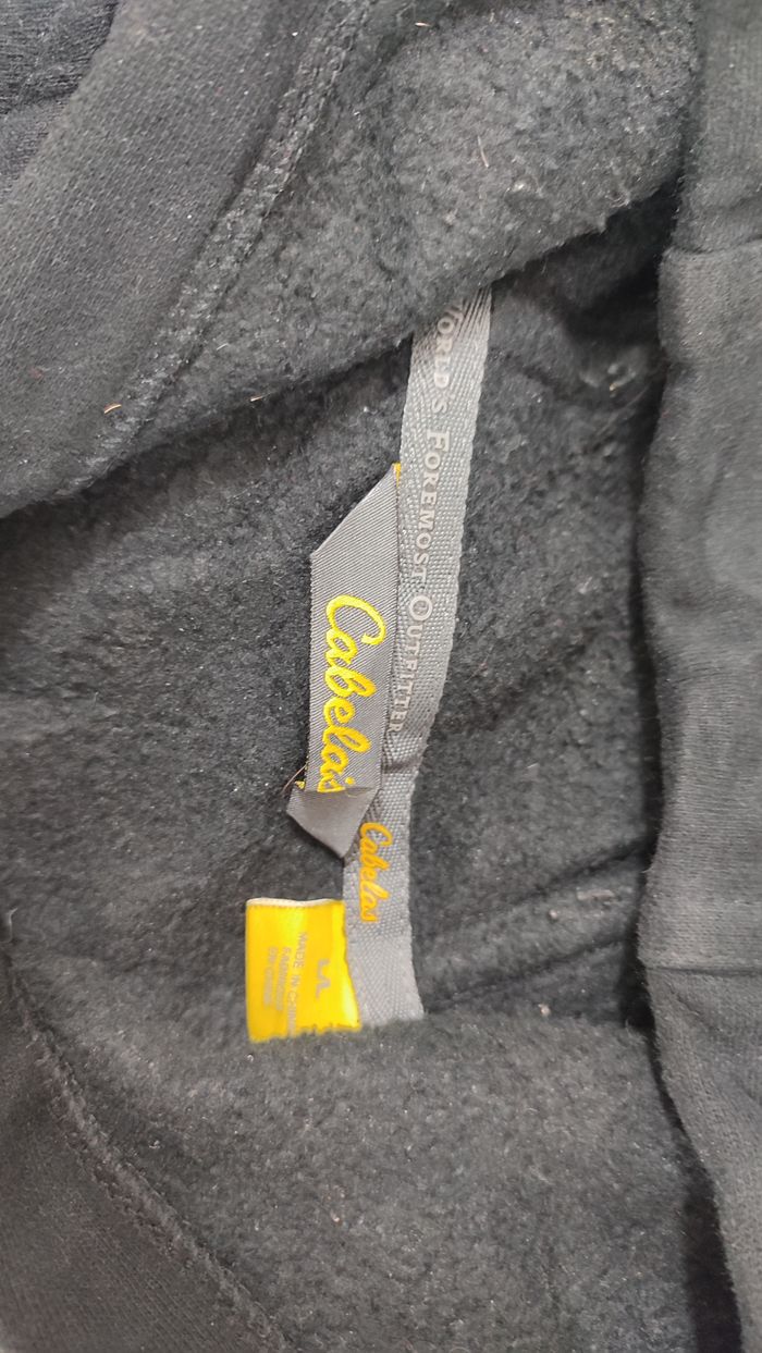 Vêtement Homme Sweatshirts Sweats Pull à capuche noir Cabela's taille L #Retrostreet - photo numéro 4