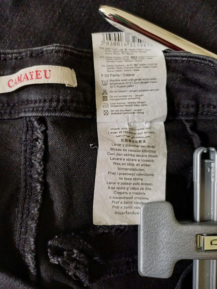 Jeans Camaïeu taille 40 - photo numéro 8