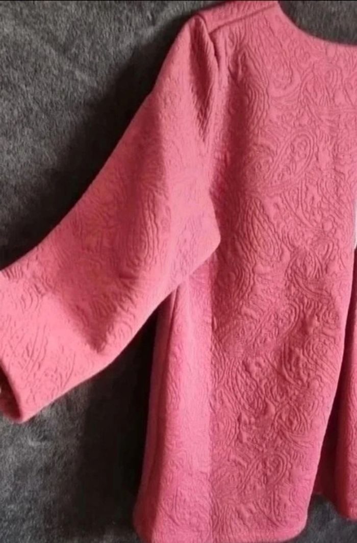 Blouse épaisse bordeaux - photo numéro 6