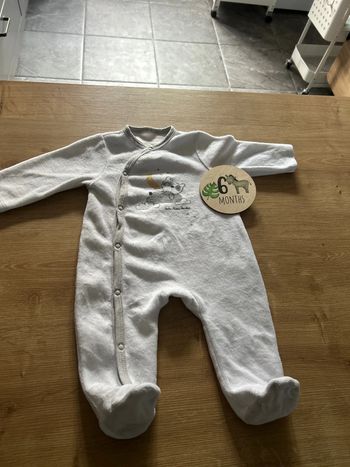 Pyjama velours 6 mois