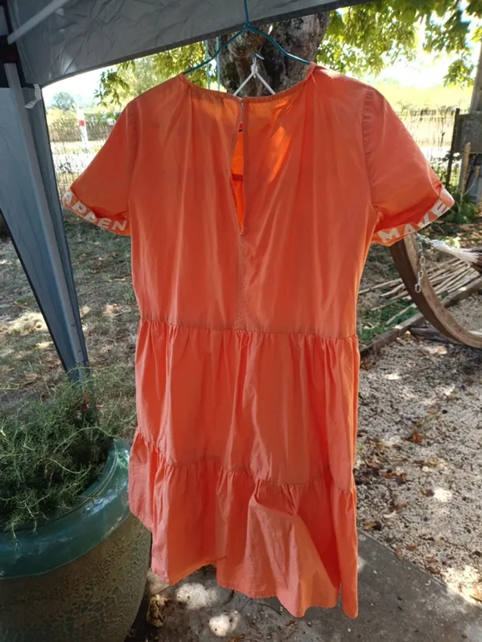 Robe orange glam - photo numéro 5