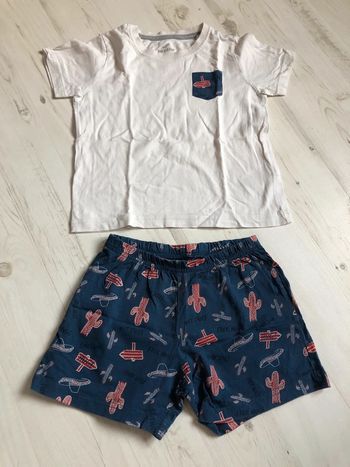 Pyjama short r shirt Lupilu 2-4 ans