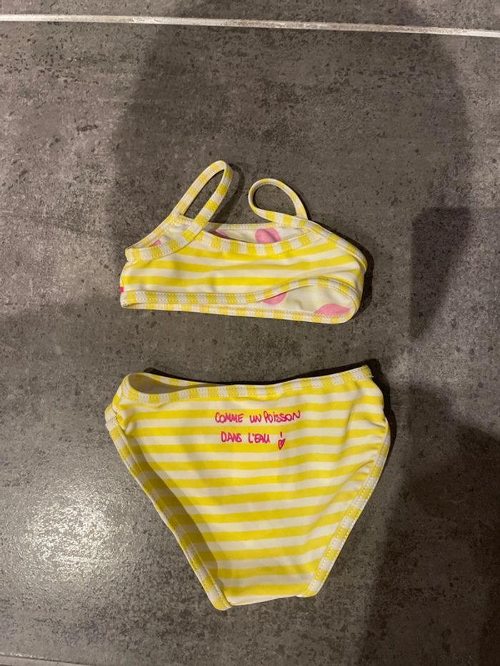 Maillot de bain 2 pièces 6 mois fille dpam - photo numéro 2