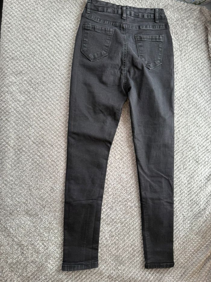 Jeans taille haute slim noir (34) - photo numéro 3