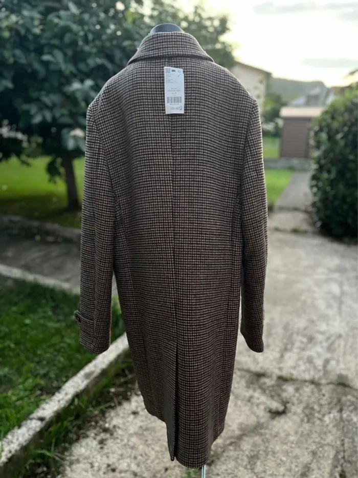Pardessus pied de puce caramel taille XS marque devred - photo numéro 6