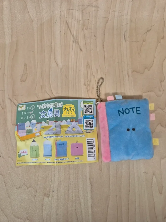 Gashapon charm Tsuburana hitomi : Papeterie mathématiques