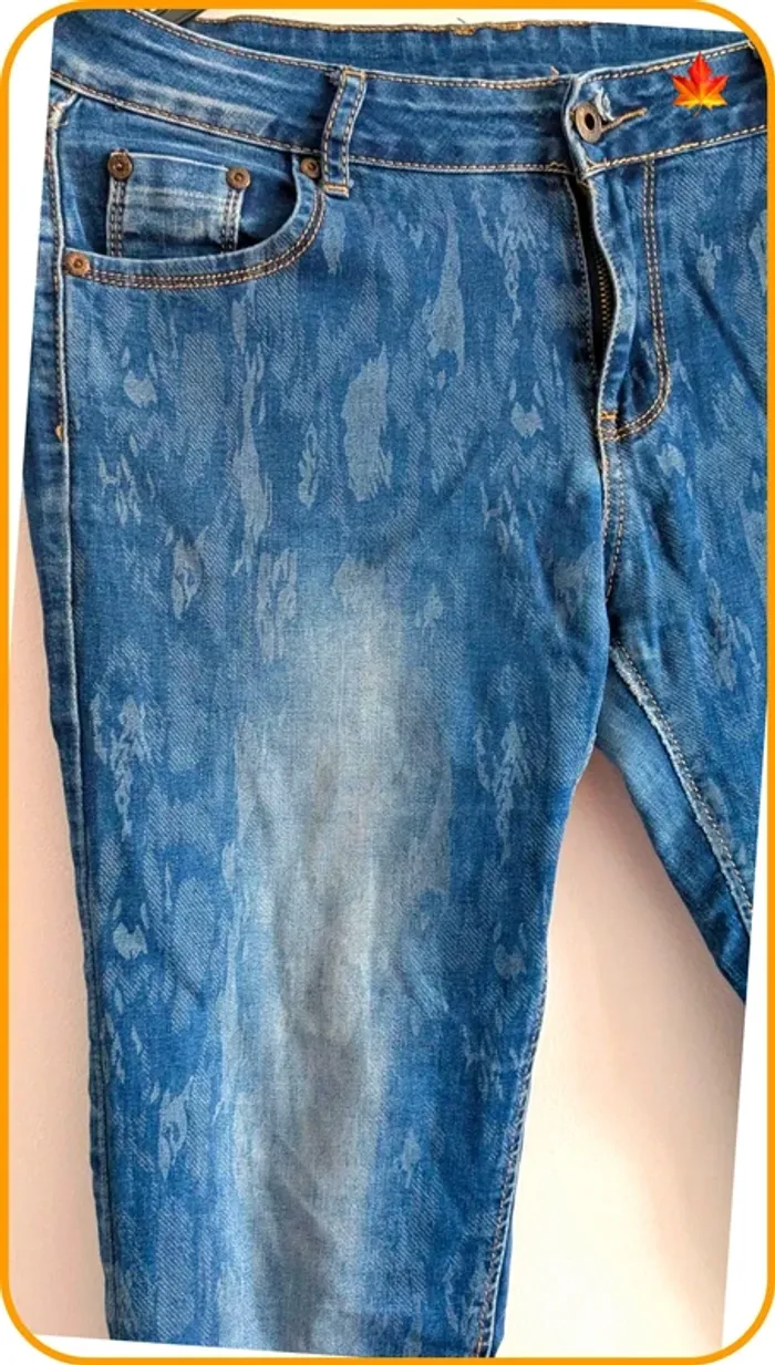 Jeans à motifs slim femme 40 - photo numéro 3