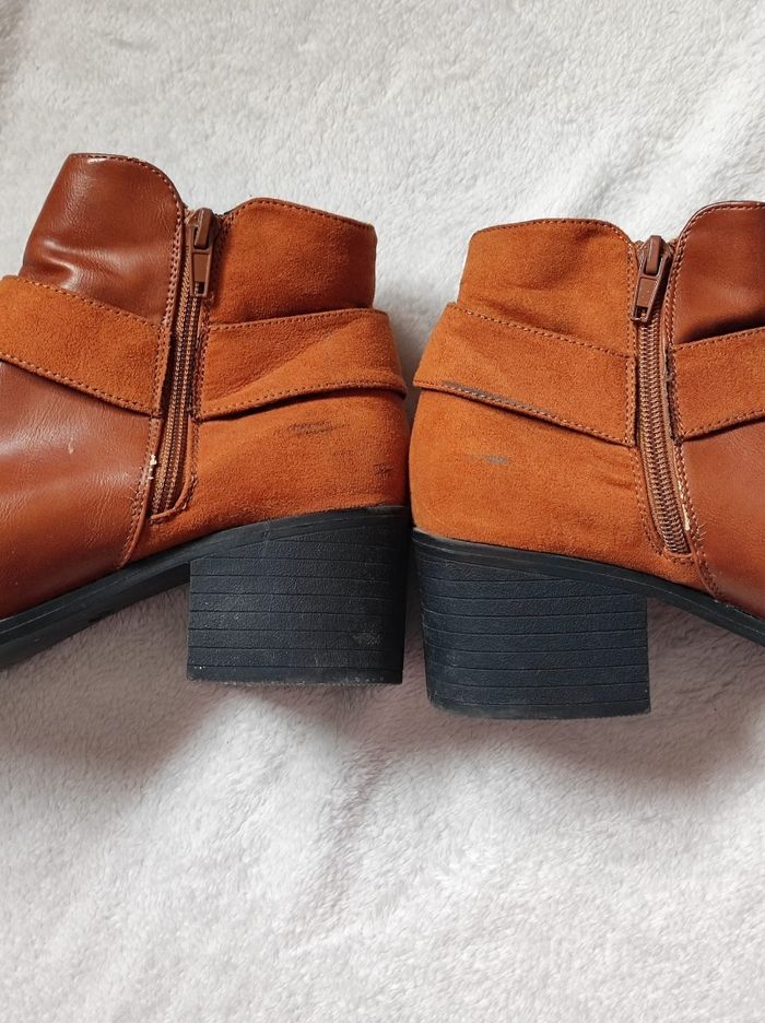 Bottines couleur camel taille 41 - photo numéro 5