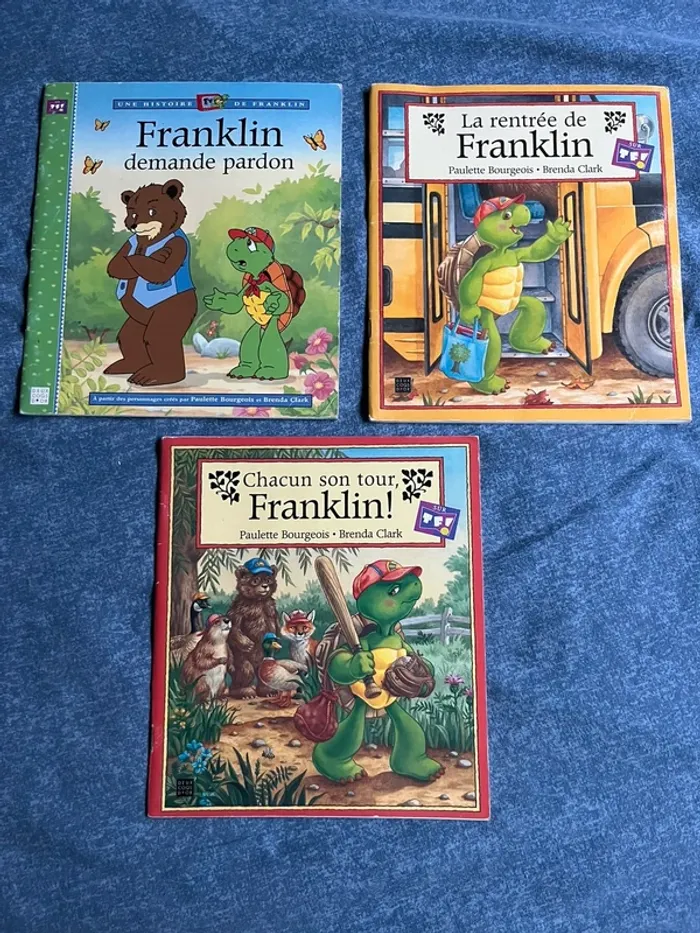 Lot de 3 livres Franklin
