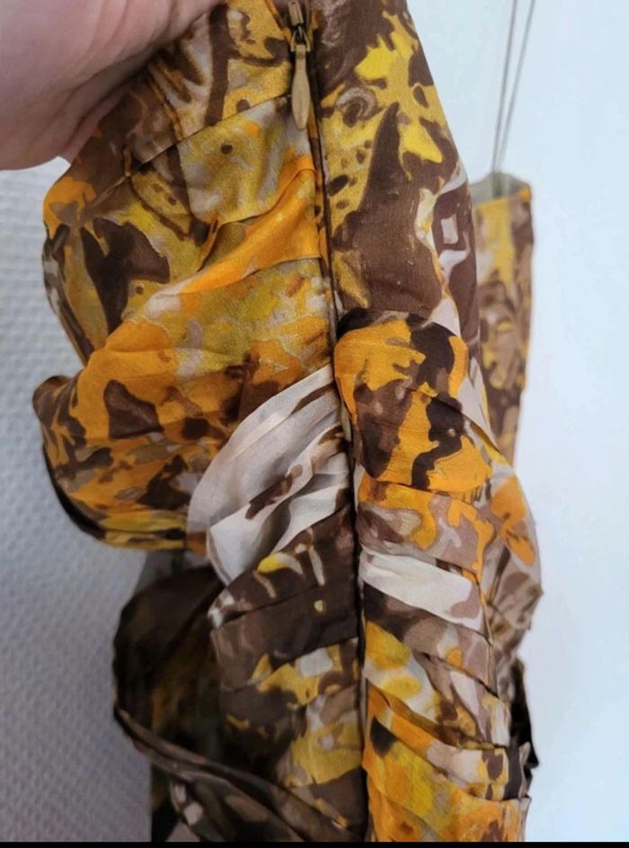 Robe de soirée en soie Neuve Carlos Miele taille36 - photo numéro 6