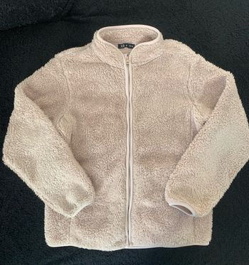 Polaire vieux rose 11/12 ans