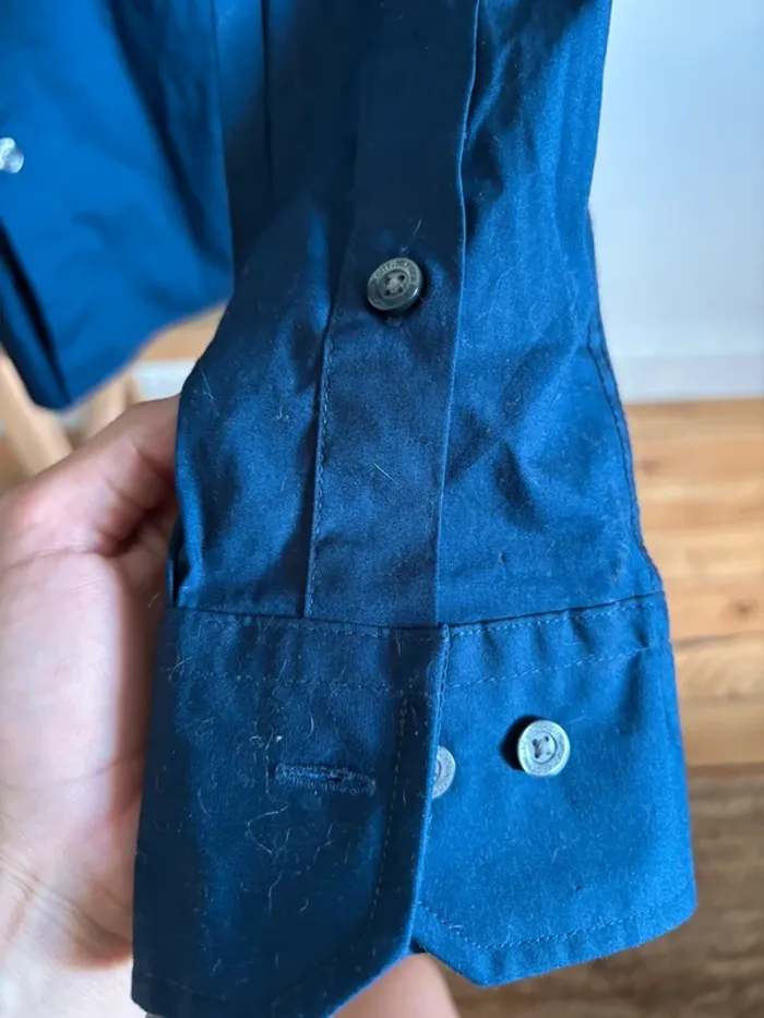 Chemise Tommy Hilfiger taille M bleu marine - photo numéro 7