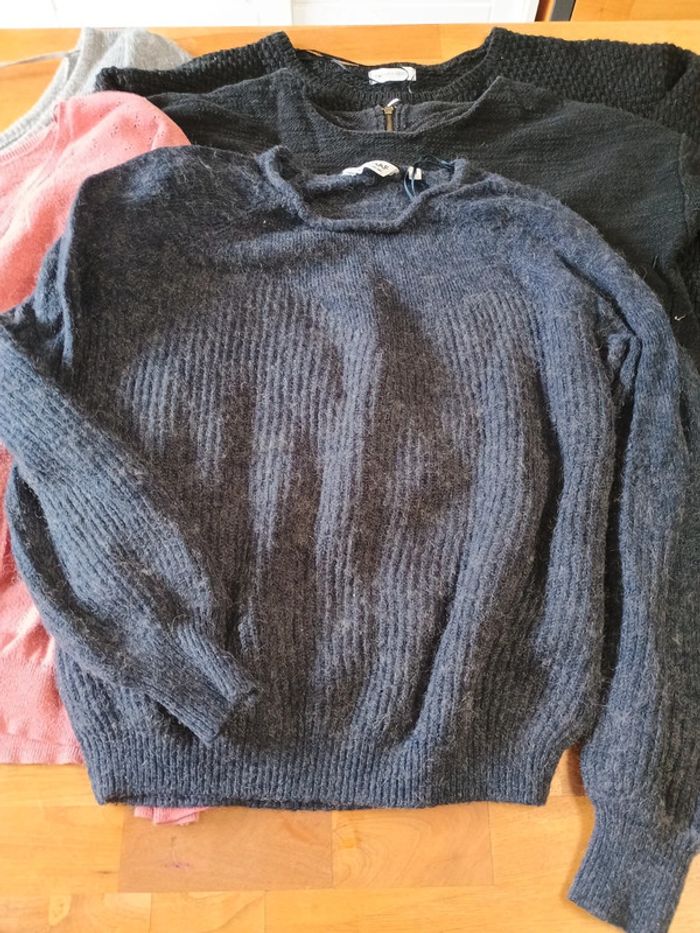 Lot pull femme taille M - photo numéro 3