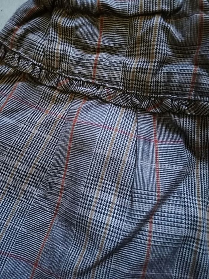 Short classe sergent major marron à carreaux - photo numéro 3