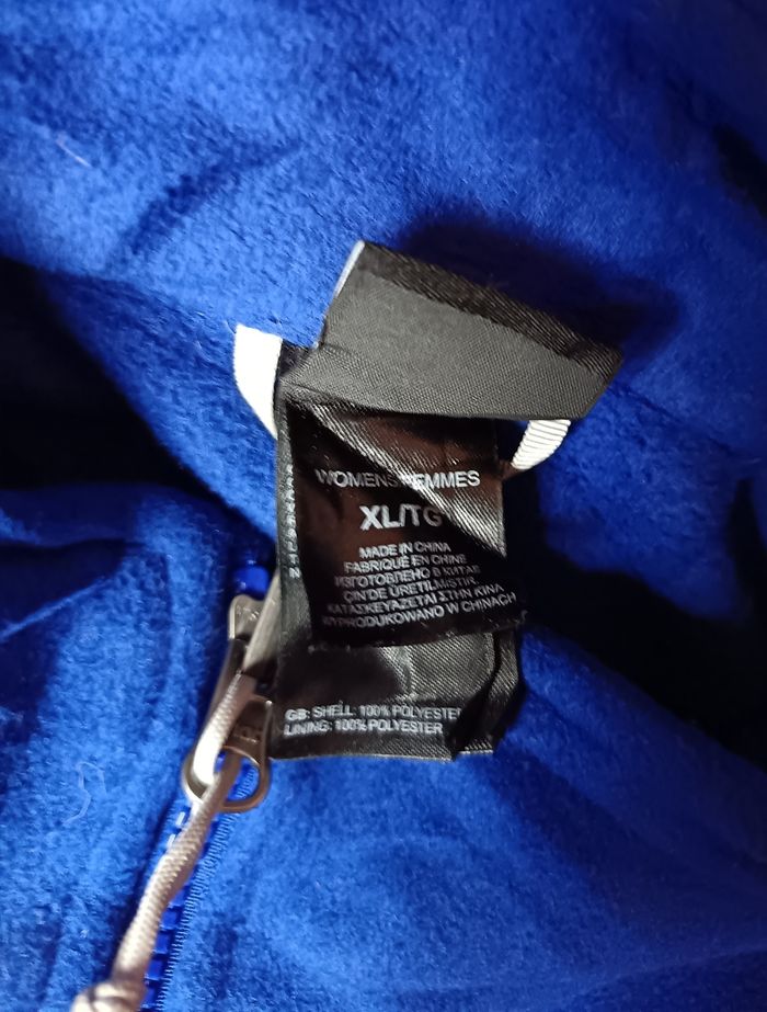 Veste polaire the north face femme taille XL bleue - photo numéro 3