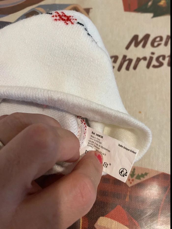 Joli bonnet bonhomme de neige - photo numéro 2
