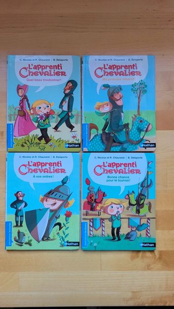 Lot Premières lectures L'apprenti chevalier : troubadour+ première mission+ à vos ordres+ tournoi