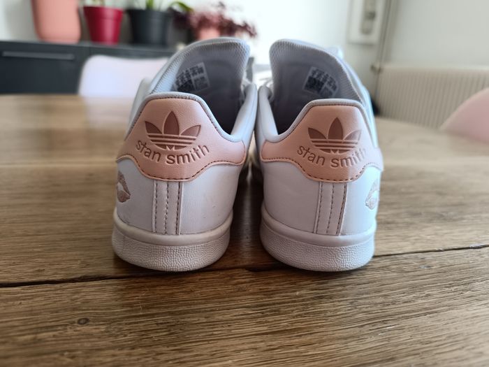Basket Adidas Stan Smith Brun Enfant Otrain Stan Smith Croco Beige