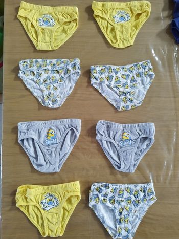 Lot de 8 slip mignon 5 ans