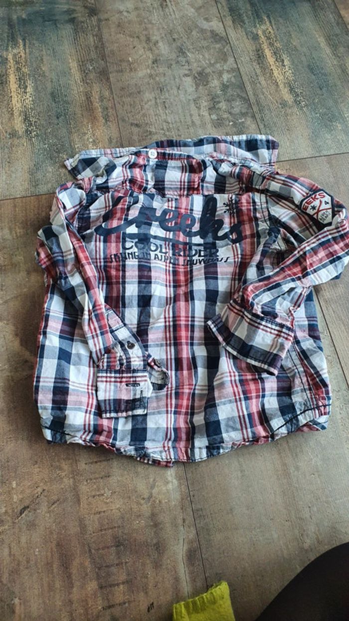 Chemise creeks 4 ans en très bon état - photo numéro 3