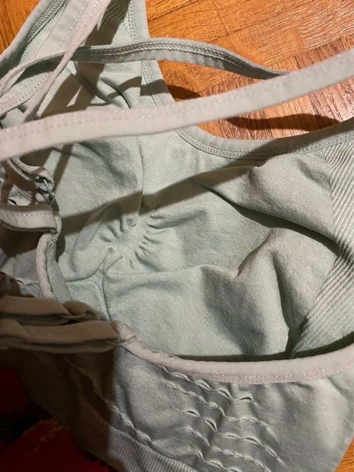 Brassière de sport bleue - photo numéro 4