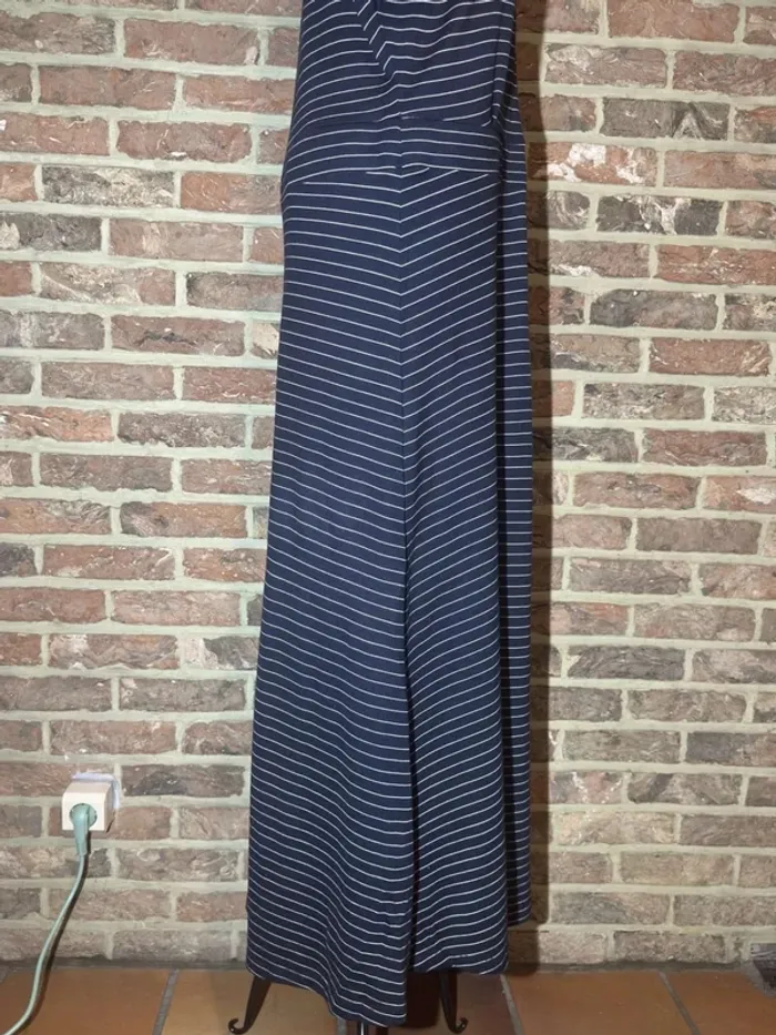 Robe longue Esprit bleu et blanche lignée Taille F : L - photo numéro 17