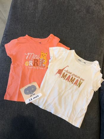 Lot de 2 tee-shirts