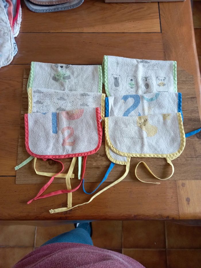 lot de 6 bavoirs