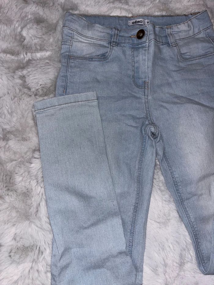 Jeans fille 10 ans gemo - photo numéro 2