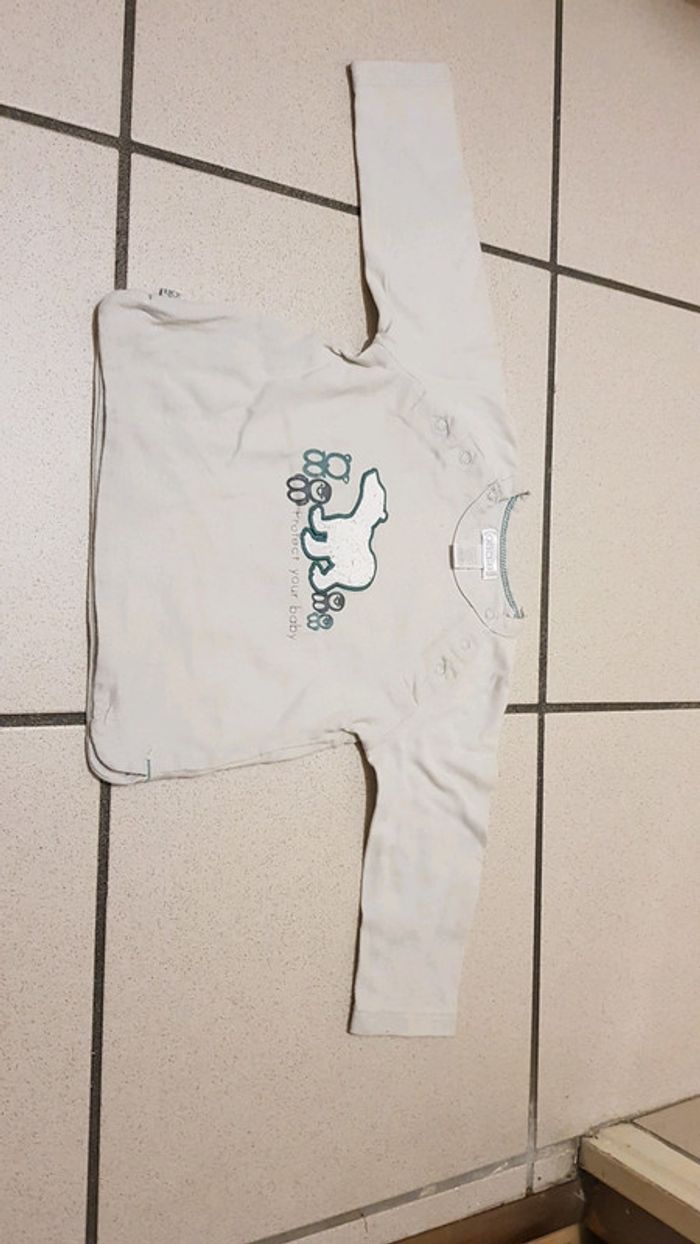 Tee-shirt manches longues 6 mois obaibi.