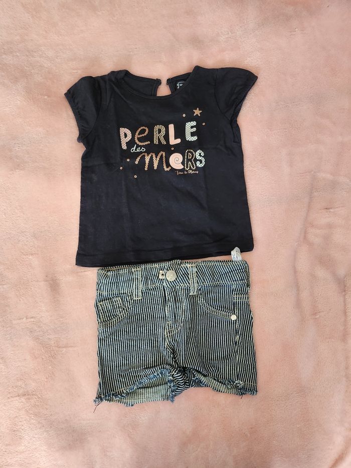 Ensemble short et tshirt