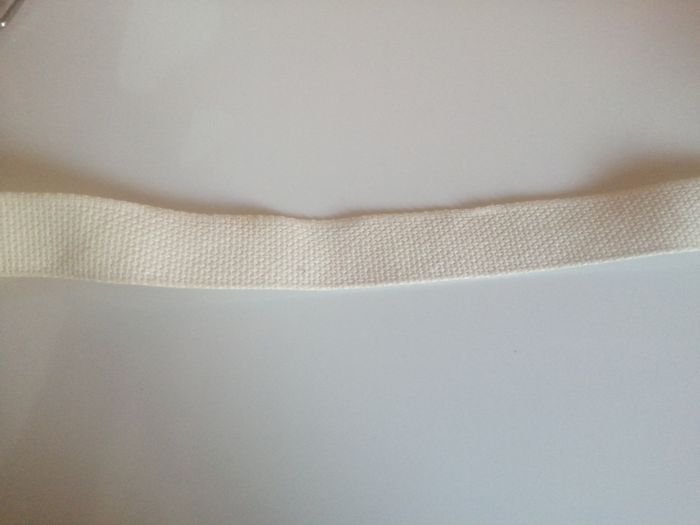 🌸Ceinture numérotée cuir et tissée crème Taille 75-80 cm Fabrication Française "Vintage" 🌸 - photo numéro 5